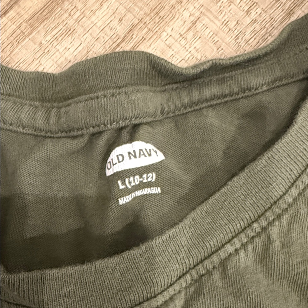 Old Navy Olive Graphic TLC Tank Top - Picture 2 of 2